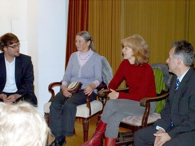 Von links nach rechts: Florian Wahl, Lisette Siek-Wattel, Sigrid Klausmann Sittler, Tobias Brenner